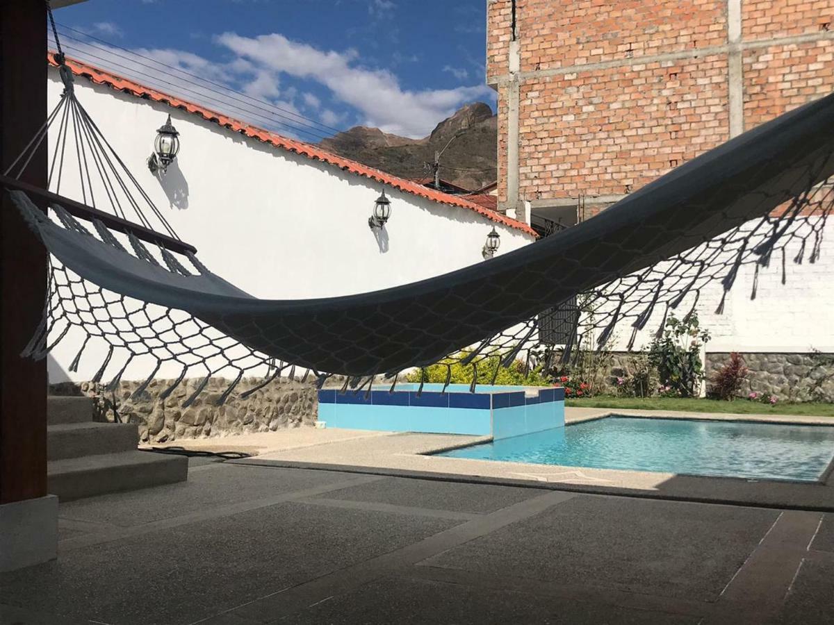 Hostel Las Palmas Vilcabamba Bagian luar foto